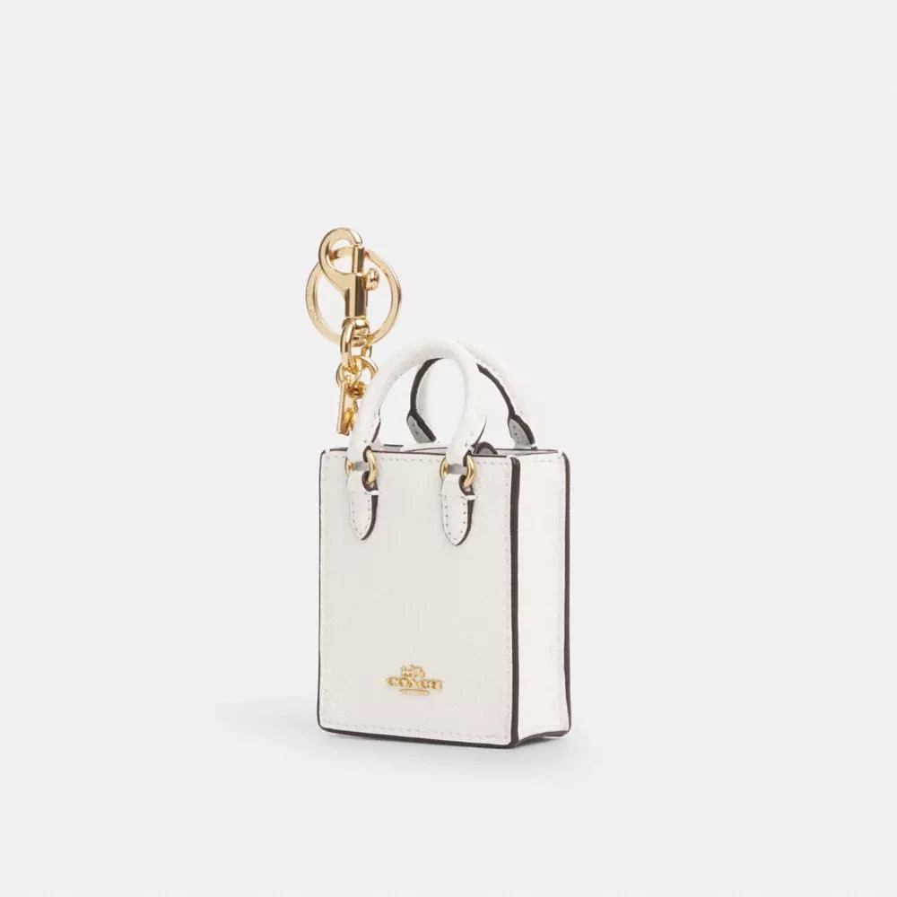 Coach North/South Mini Tote Bag Charm 1