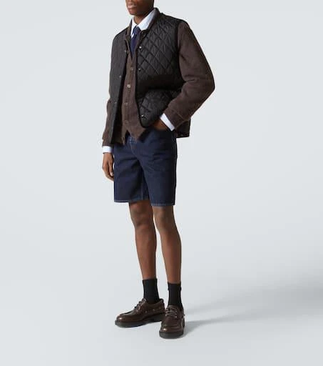 Burberry Mid-rise denim shorts 2