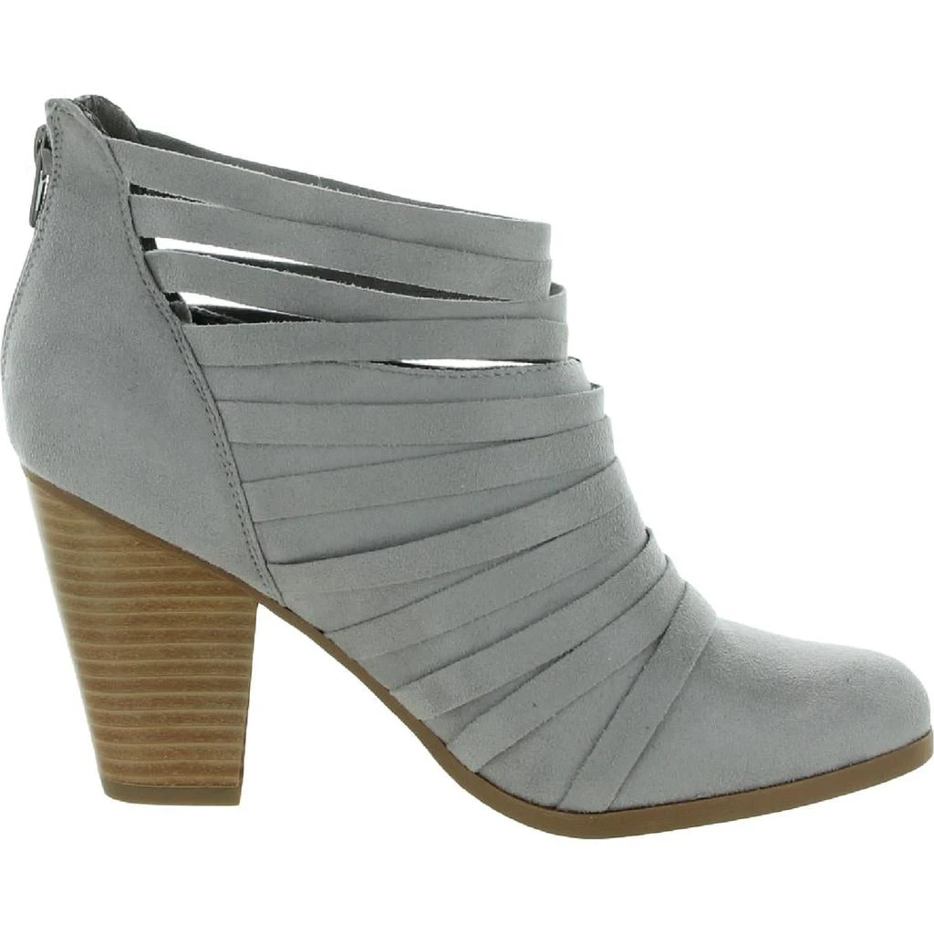 JG Hook Selena Womens Faux Suede Back Zipper Heels 3