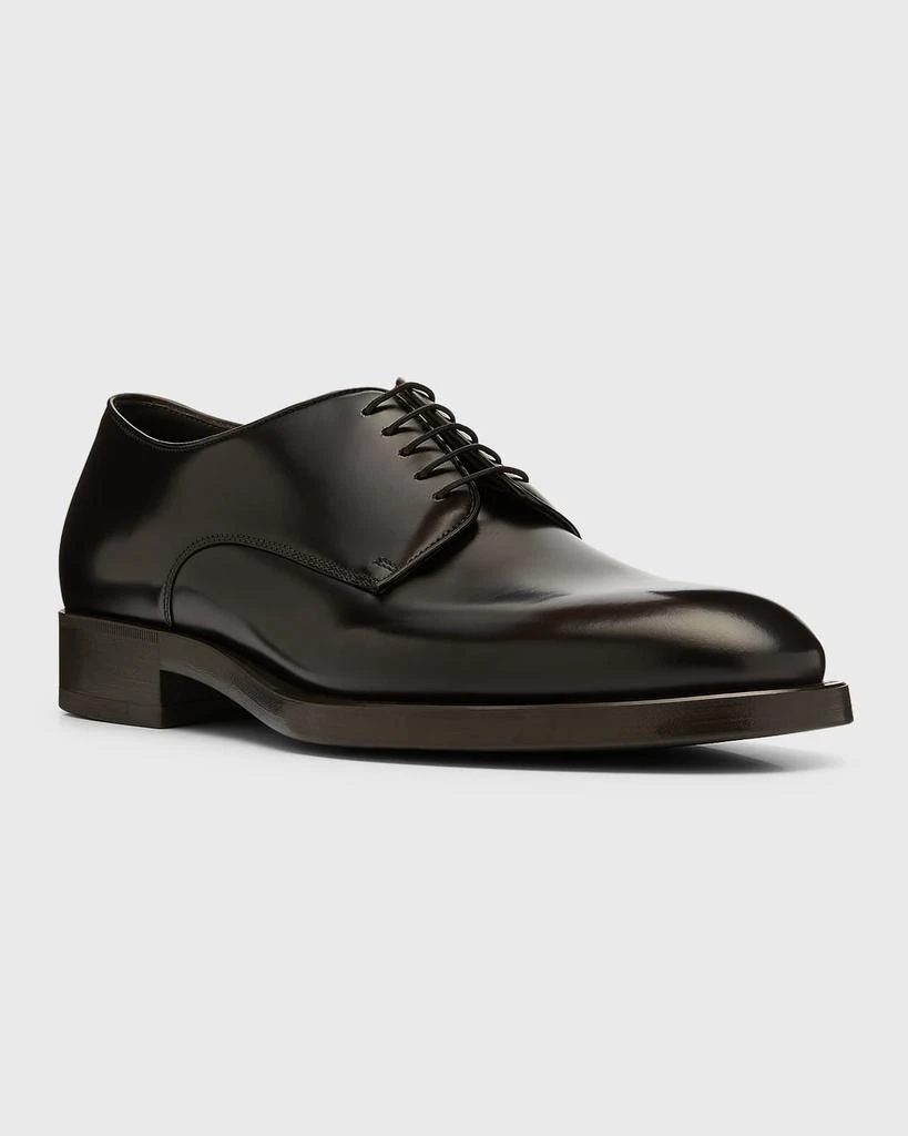 Giorgio Armani Men's Leather Derby Shoes 3