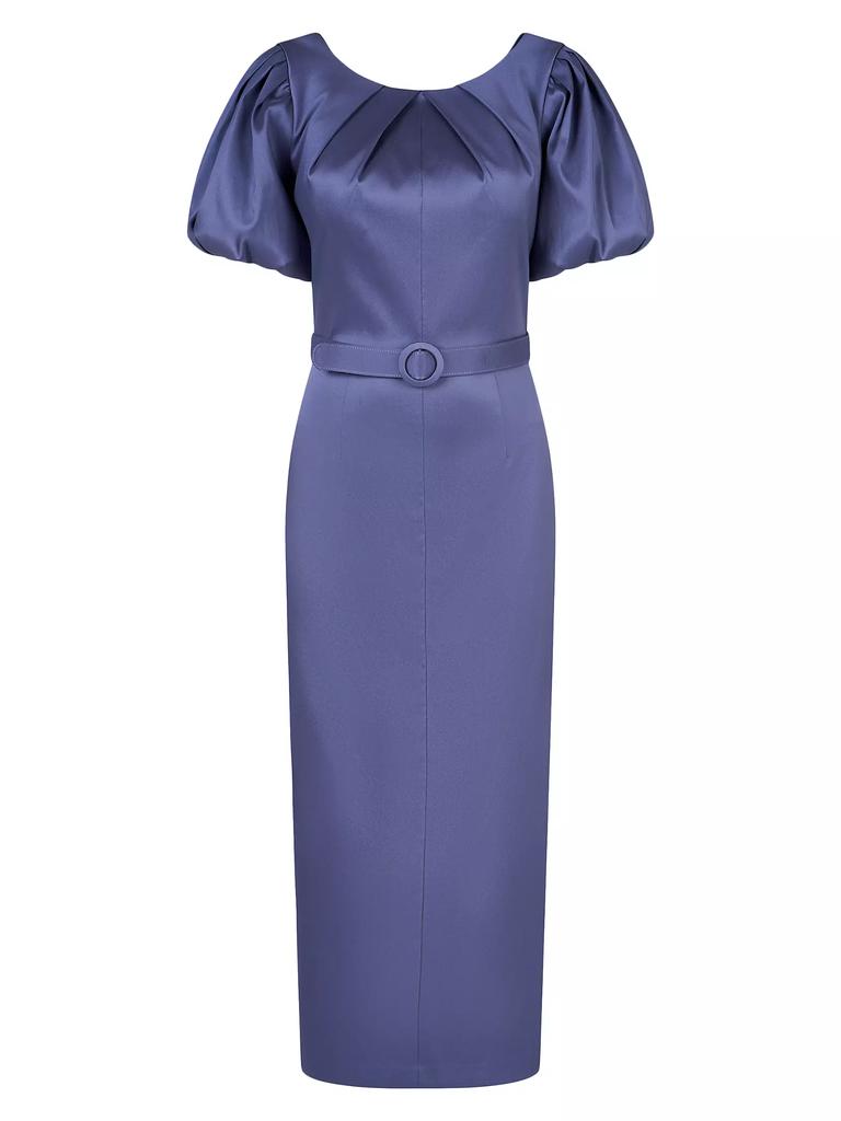 Kay Unger Chiara Satin Cocktail Dress