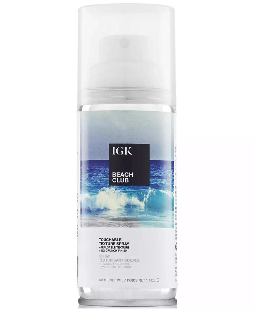 IGK Hair Beach Club Touchable Texture Spray - Travel Size 1