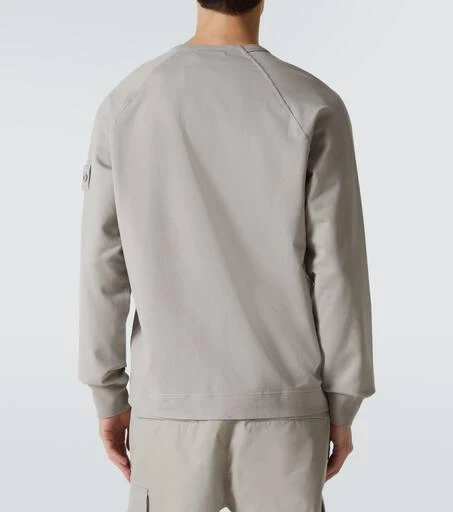 Stone Island Compass cotton-blend jersey sweatshirt 4