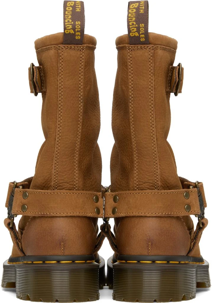 Dr. Martens Tan Anistone Hi Leather Biker Boots 2