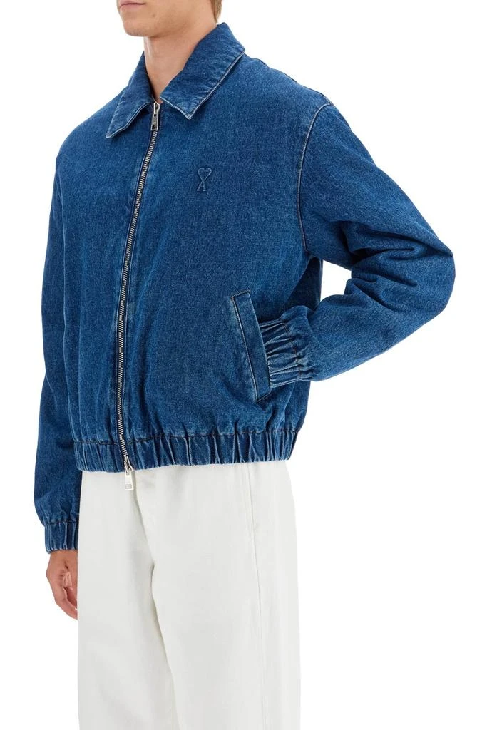 AMI Denim Bomber Jacket For 4
