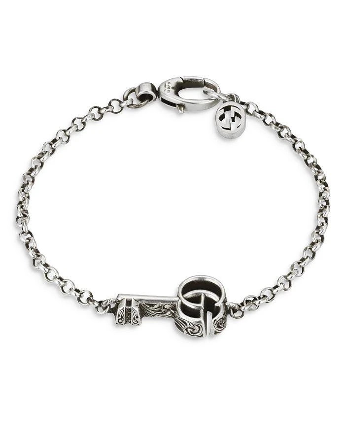 Gucci Sterling Silver MARMONT Key Chain Bracelet