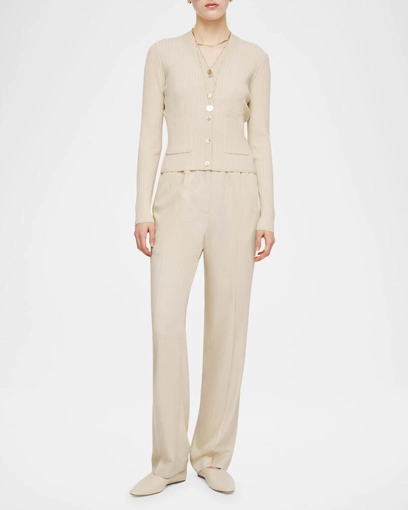 Joseph Ribbed Merino Wool Cardigan 2