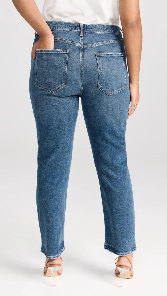 AGOLDE Riley Long: High Rise Straight Jeans 9