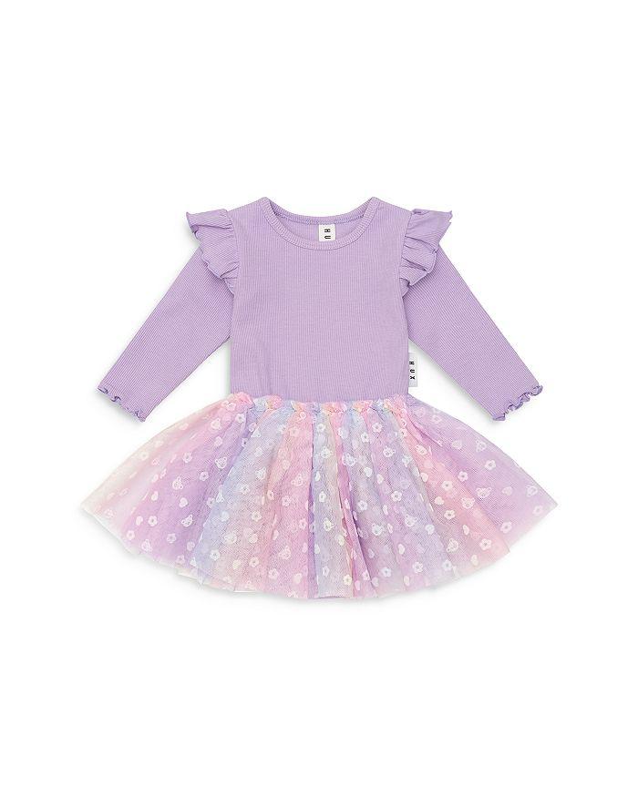 Huxbaby Girls' Cotton Candy Skirted Ballet Bodysuit - Baby
