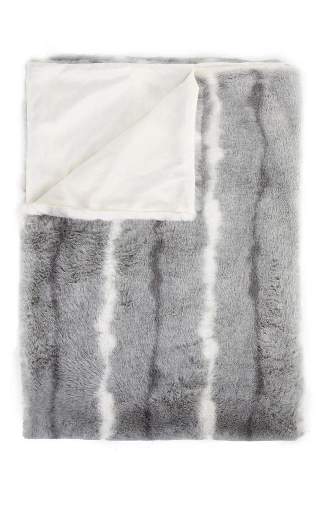 LUXE Dayton Multi Faux Fur Throw - 50" x 60" 1