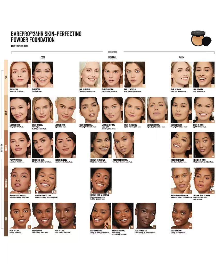 BareMinerals BAREPRO® 24HR Skin Perfecting Talc-Free Matte Powder Foundation 11