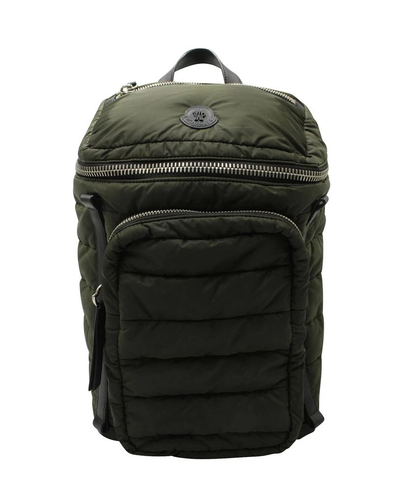 Moncler Moncler New Yannick Zaino Quilted Backpack in Green Nylon 1