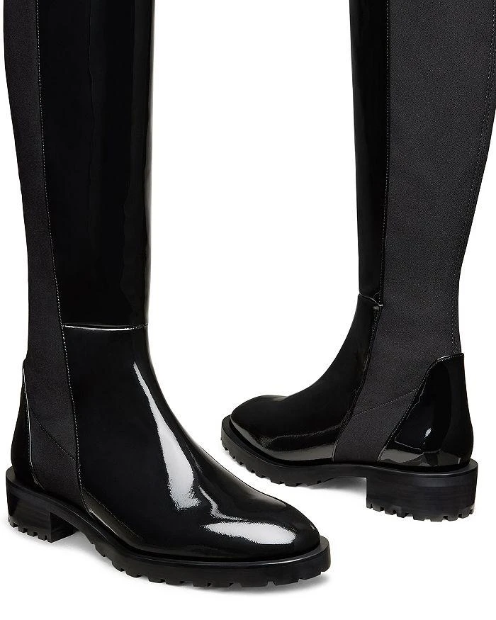 Stuart Weitzman Women's 50/50 Knee High Lug Boots 4
