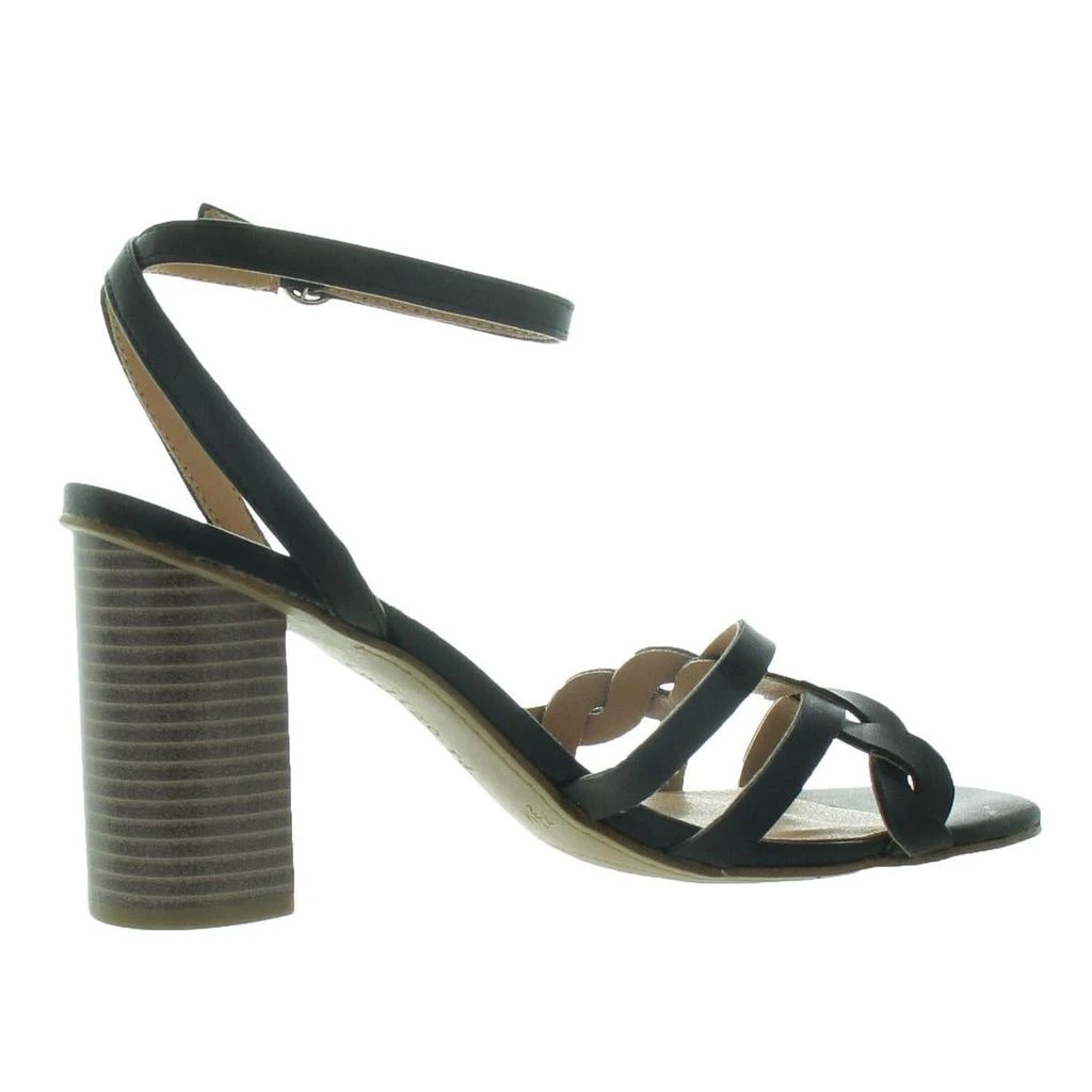 Indigo Rd. Amoke Womens Buckle Faux Leather Block Heels 2