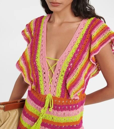 ANNA KOSTUROVA Melissa crochet minidress 4
