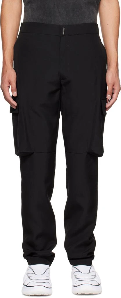 Givenchy Black Slim-Fit Cargo Pants 1