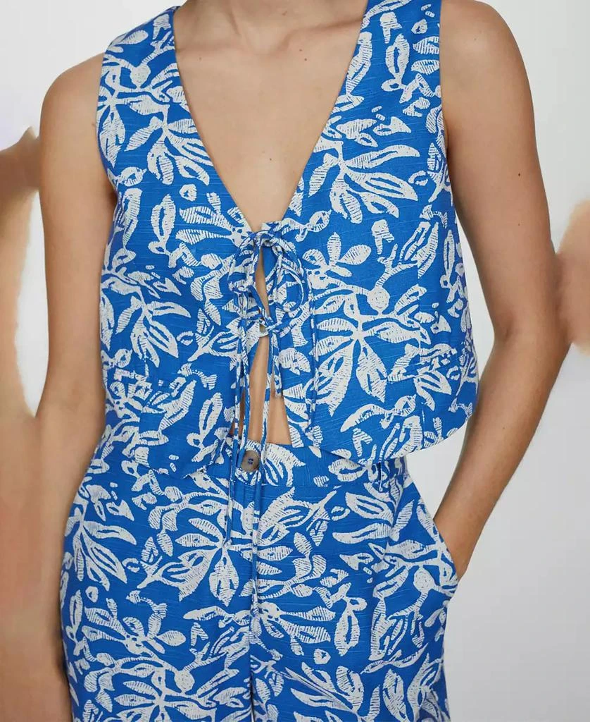 Mango Women's Tie Closure Vest 4