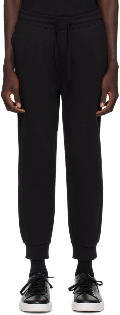 Hugo Black Drawstring Sweatpants 1