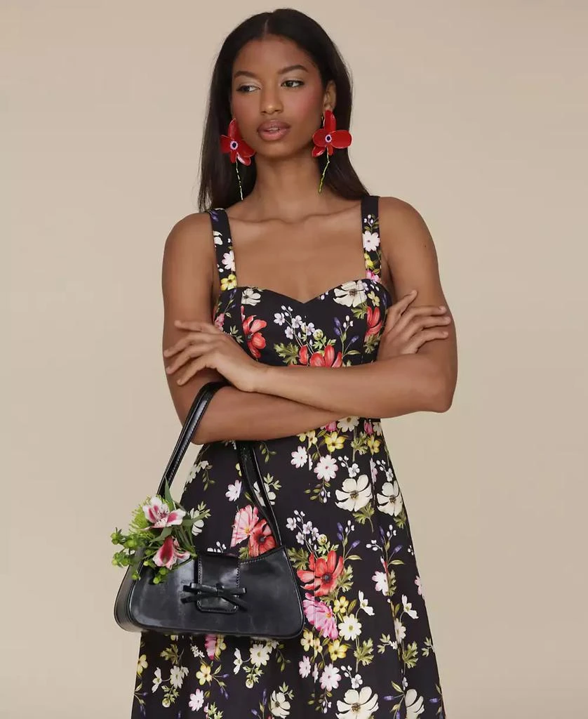 Avec Les Filles Women's Fit & Flare Floral-Print Dress 4