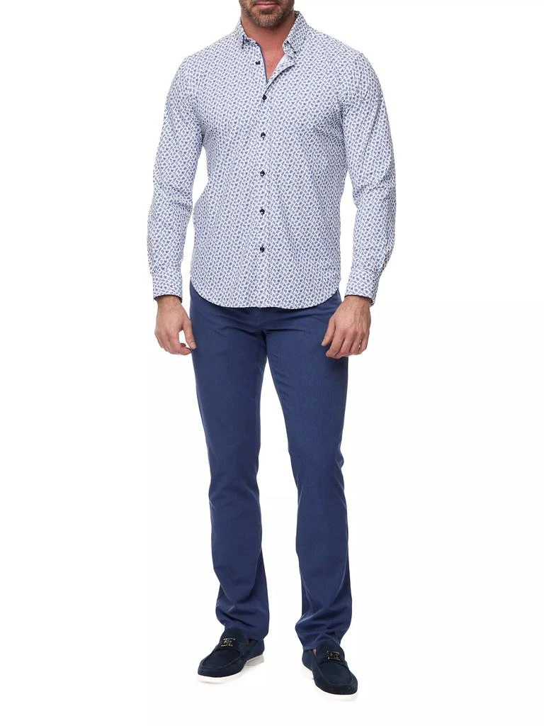 Robert Graham Harlan Abstract Button-Front Shirt 2
