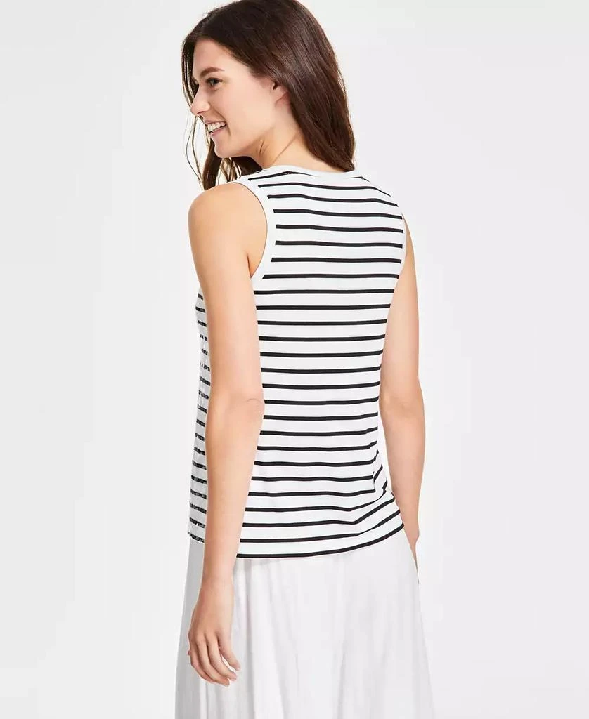 Vince Camuto Women's Sequined Striped Tank Top 3
