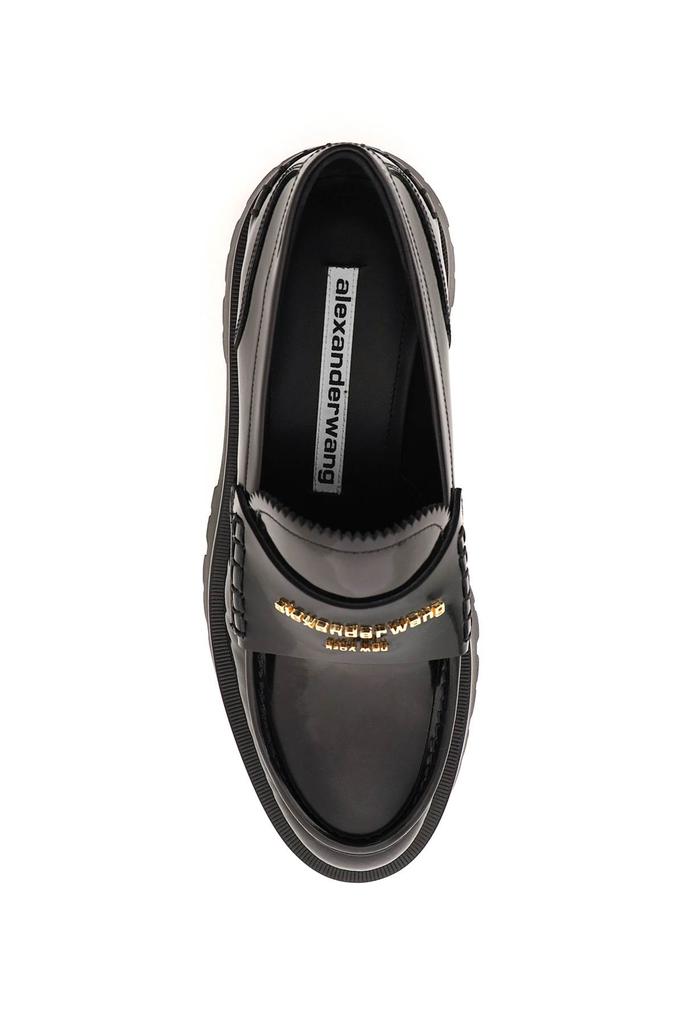 ALEXANDER WANG brushed leather carter loafers