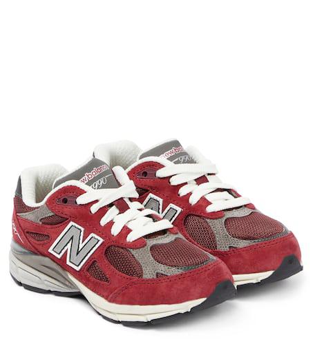 New Balance Baby 990V3 suede sneakers