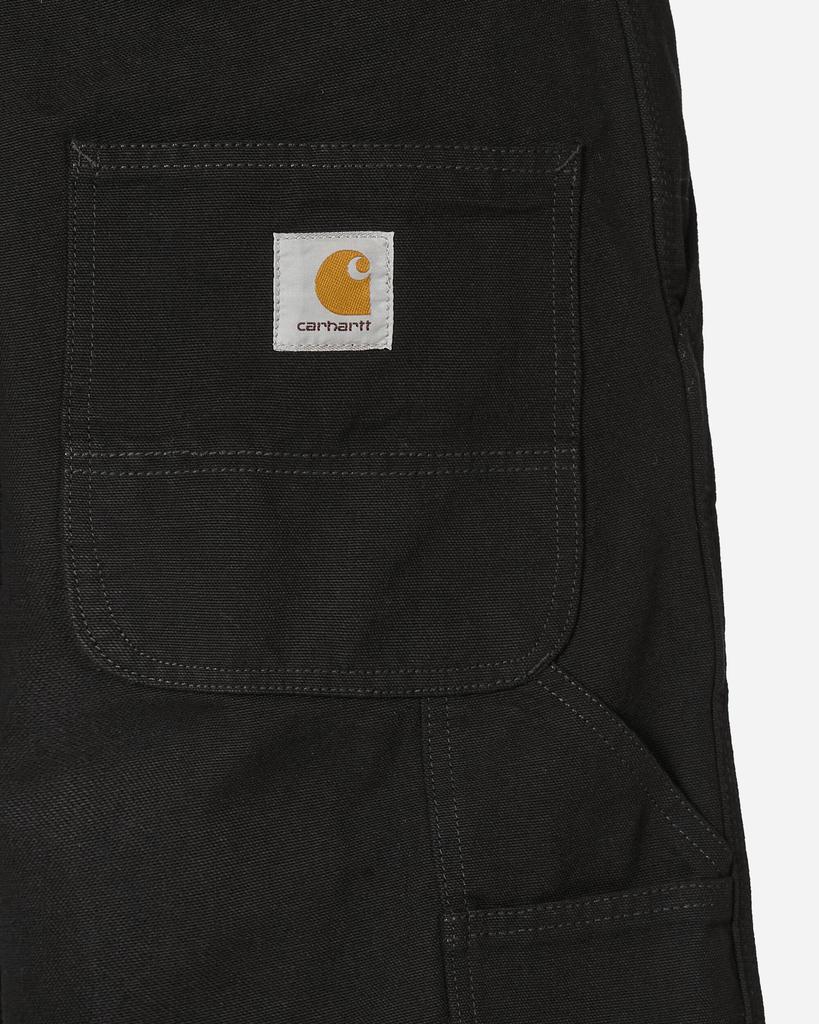 Carhartt WIP Single Knee Shorts Black (Rinsed) - Pants