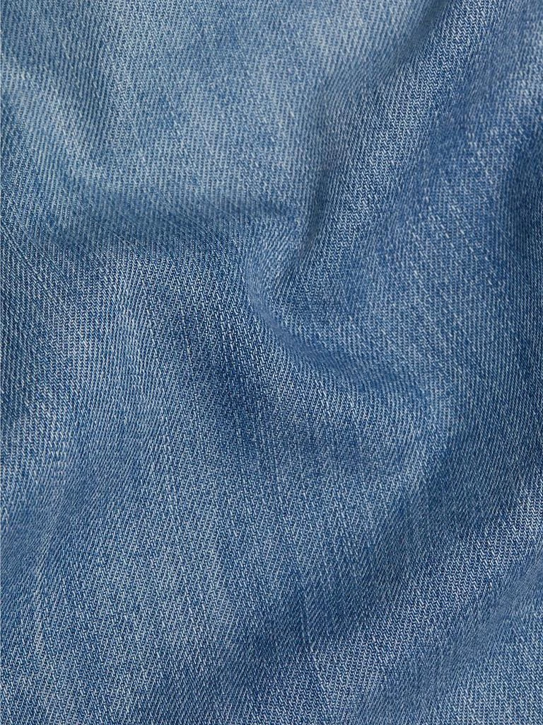 Alice + Olivia Cut-Off Cropped Denim Shirt 7