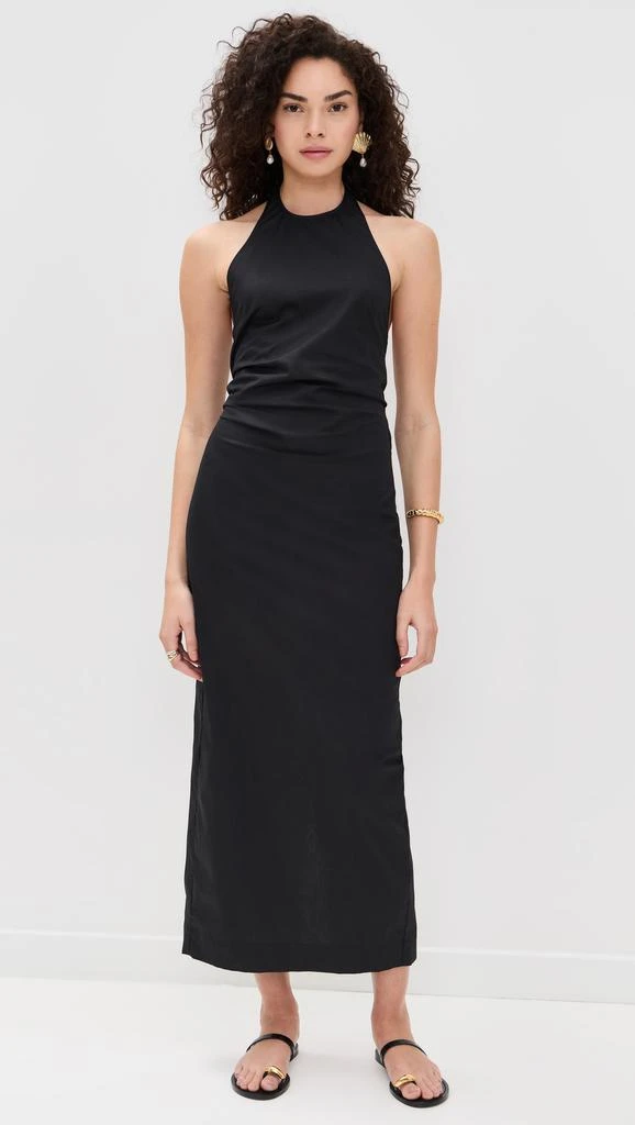 Enza Costa Poplin Halter Dress 1