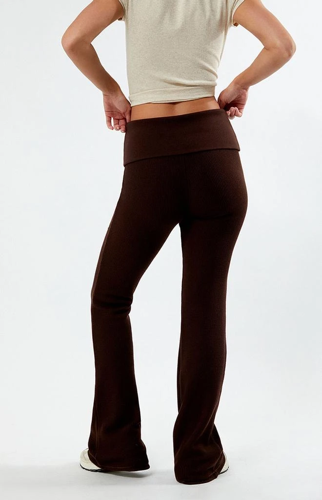 PacSun Vintage Field Fold-Over Yoga Pants 4