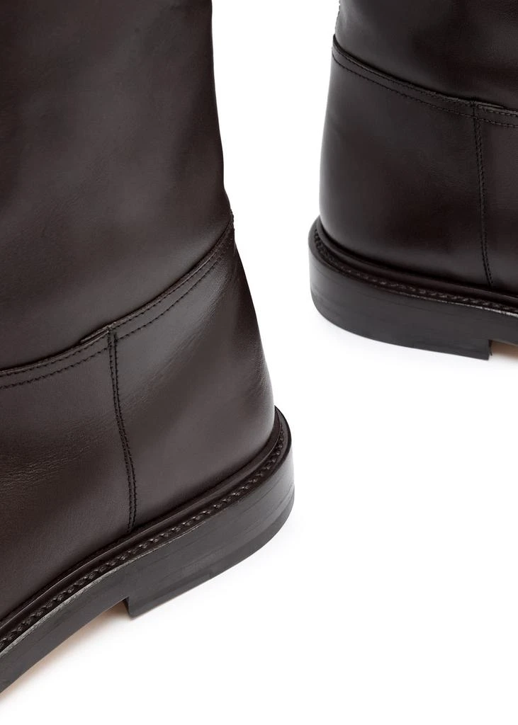 LEGRES Leather knee-high riding boots 4
