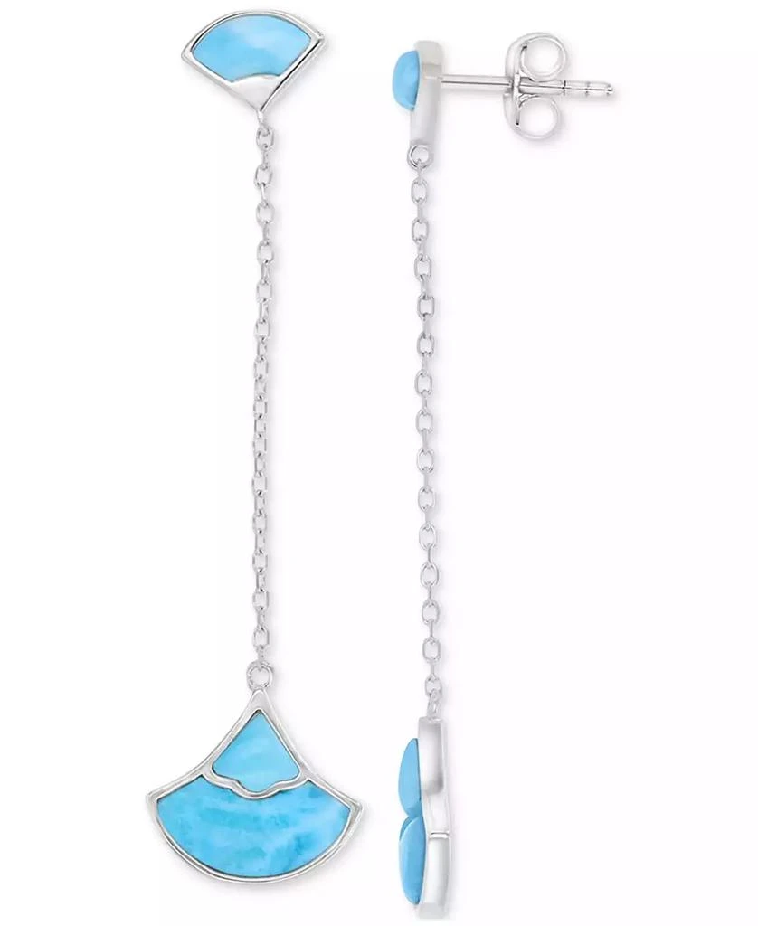 Macy
s Opal (2 ct. t.w.) Earrings in Sterling Silver