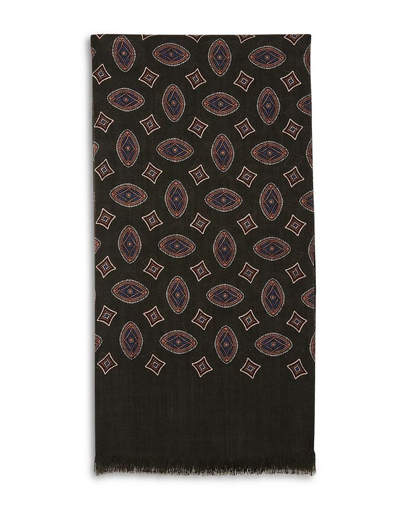 The Men's Store at Bloomingdale's Mantero Geometric Italian Wool Scarf - Exclusive 1
