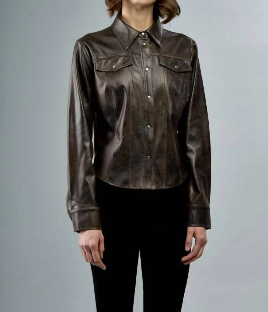 Insight Editions Insight - Faux Vegan Shacket 1