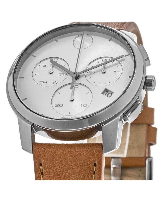 Movado Movado Bold Thin Chronograph White Dial Men's Watch 3600631