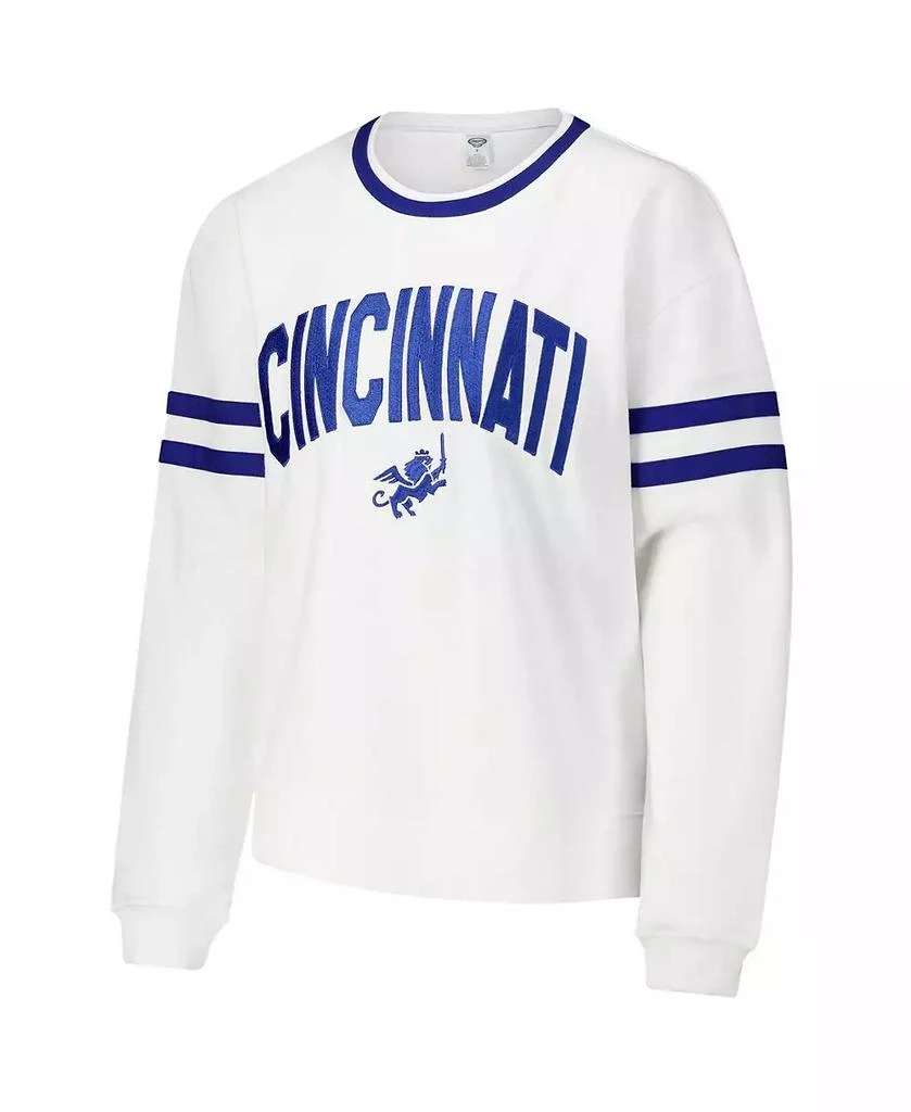 Concepts Sport Women's White FC Cincinnati Borough Long Sleeve T-Shirt 3