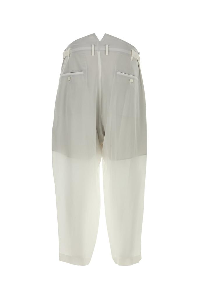 YOHJI YAMAMOTO White silk pant