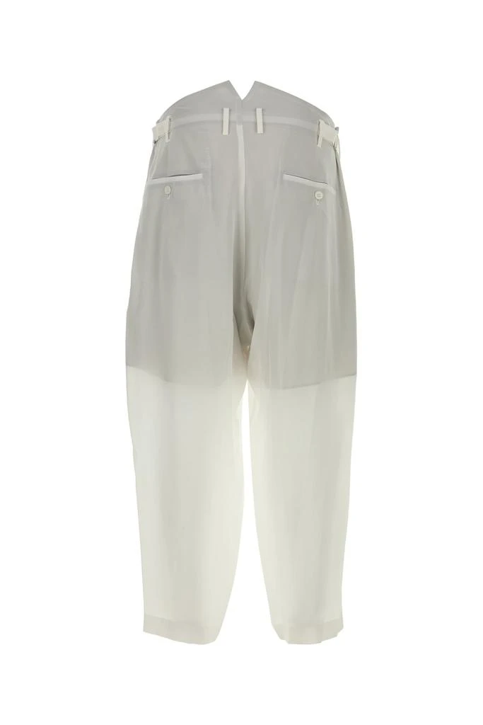 YOHJI YAMAMOTO White silk pant 2