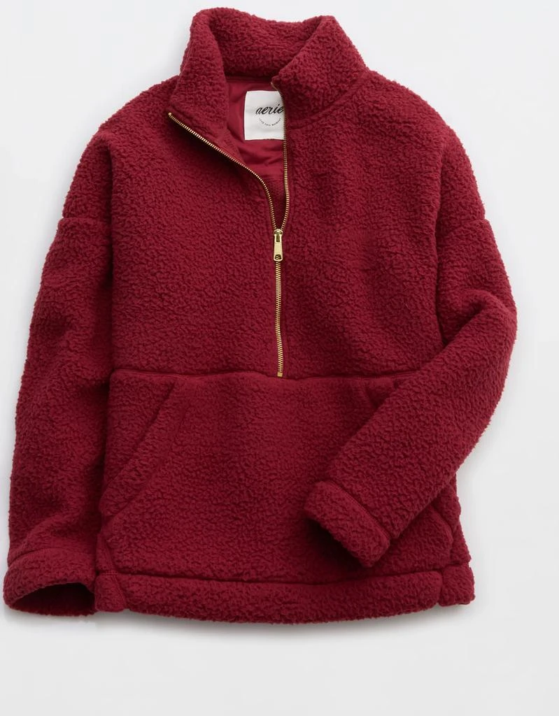 Aerie Aerie Sherpa Quarter Zip Sweatshirt 3