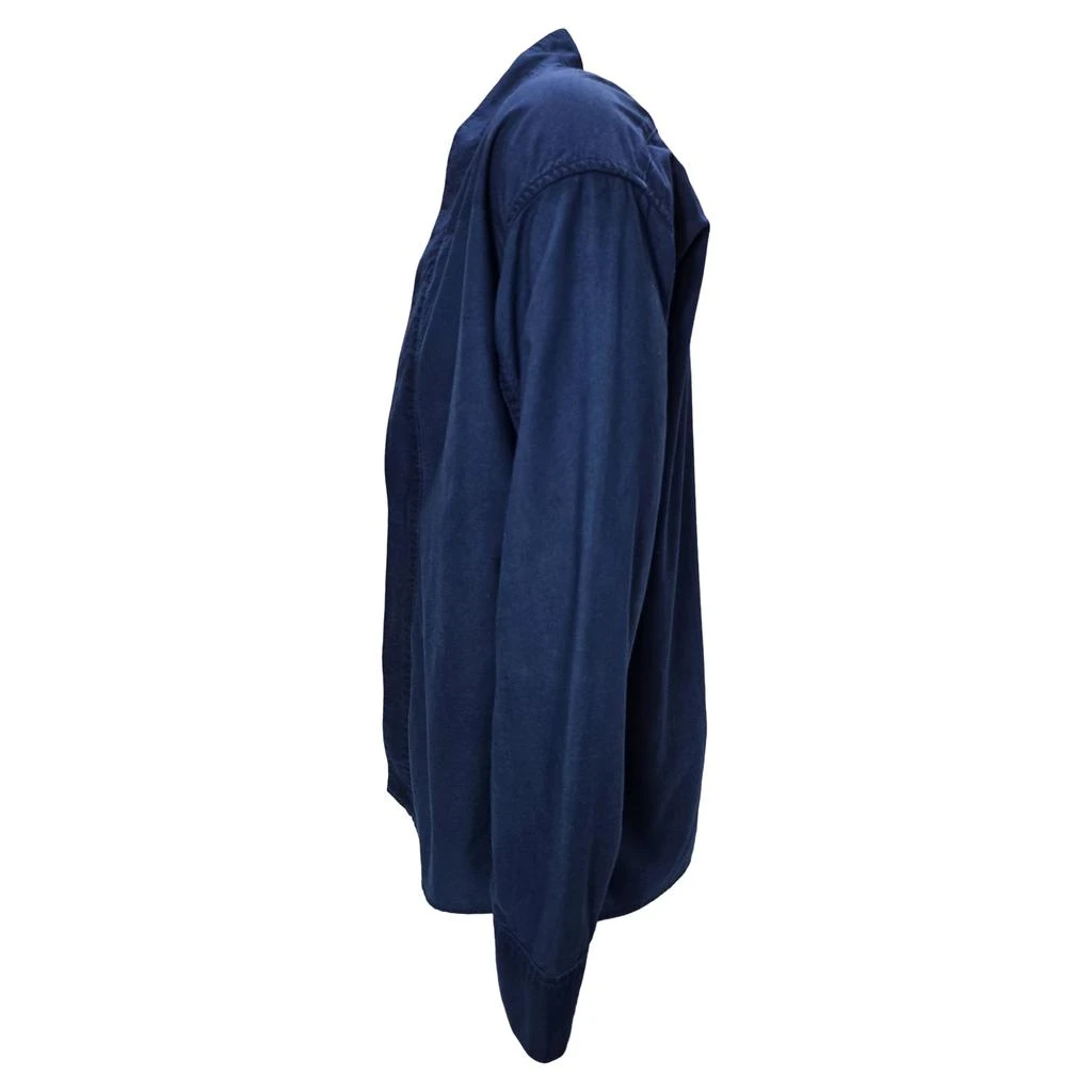 VisVim Lhamo Shirt in Blue Cotton 3