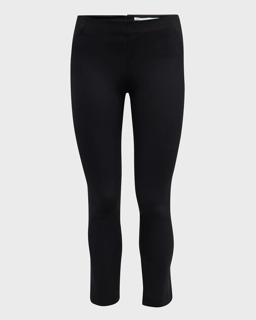 VERONICA BEARD Zip-Back Scuba Leggings 1