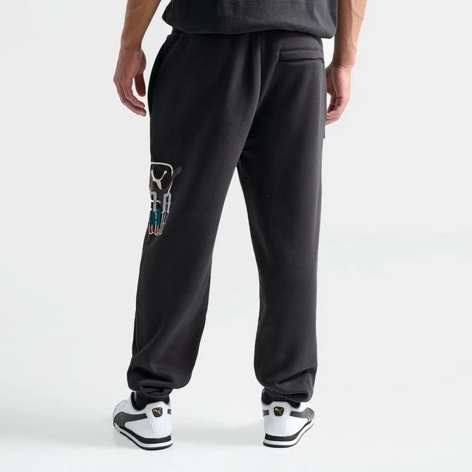 Puma Men's Puma Classics Play Loud Logo Graphic Sweatpants 4