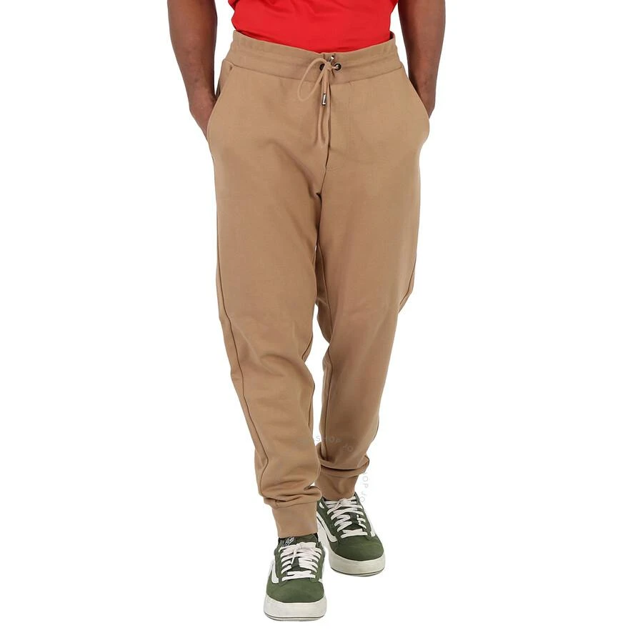 Hugo Boss Medium Beige Lamont 92 Logo Print Cotton-Terry Track Pants 1