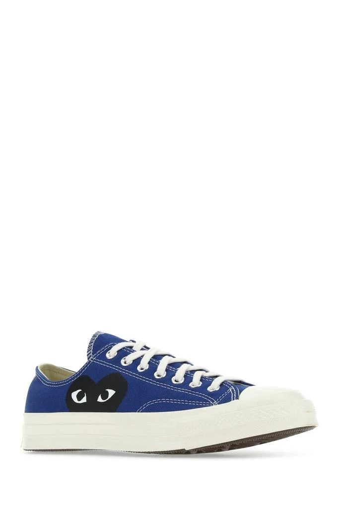 Comme des Garcons Blue canvas Comme Des Garçons X Converse sneakers
