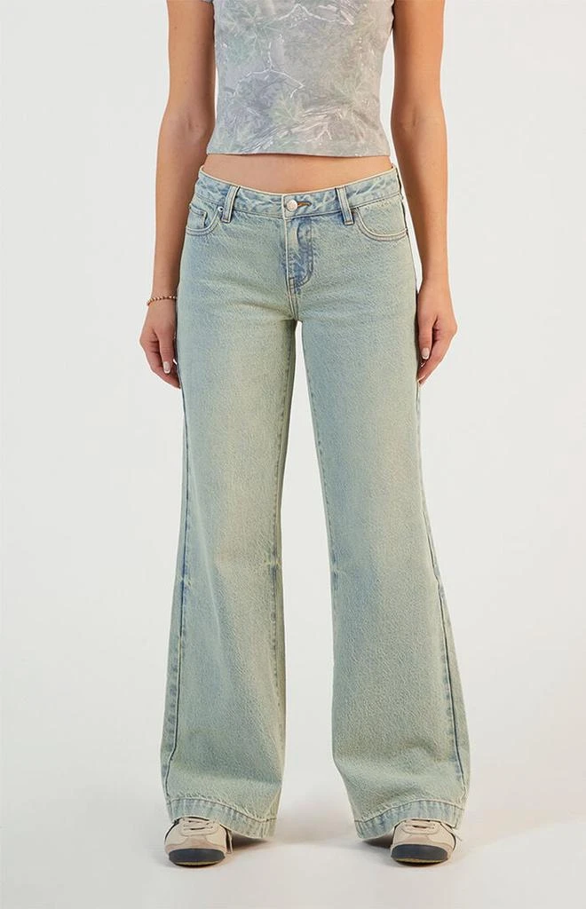 PacSun Casey Low Rise Baggy Jeans Light Indigo Washed 1