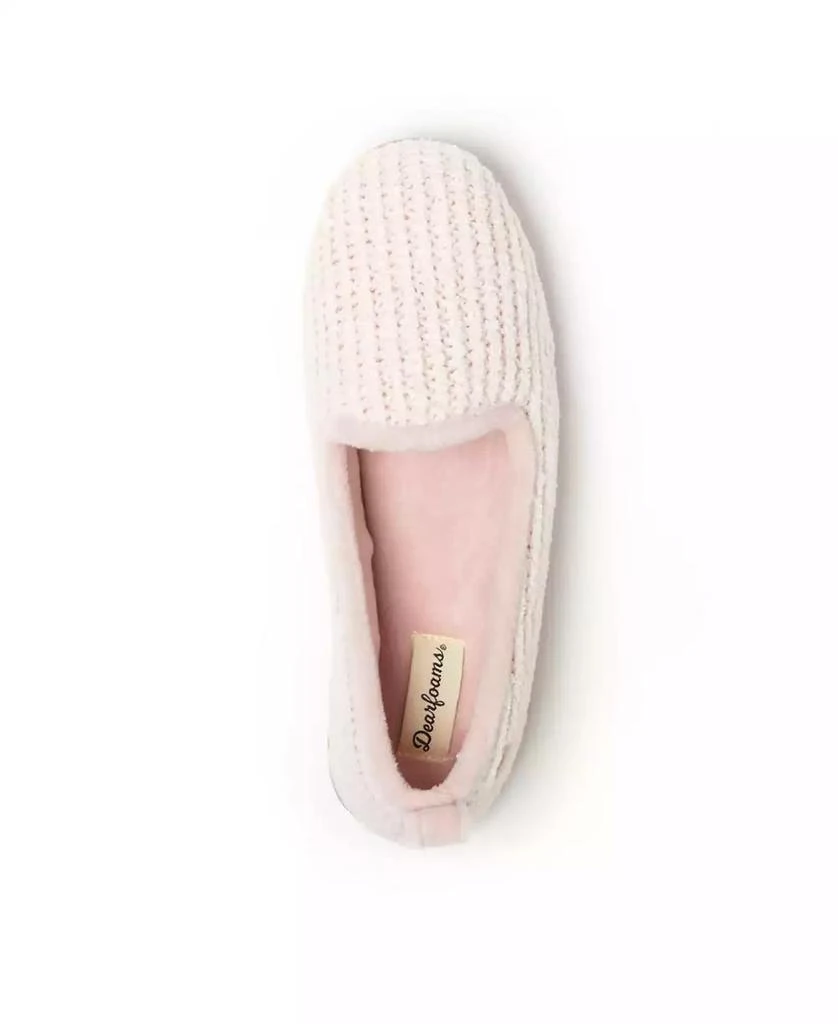Dear Foams Women's Rachel Marled Chenille Closed Back Slippers 8