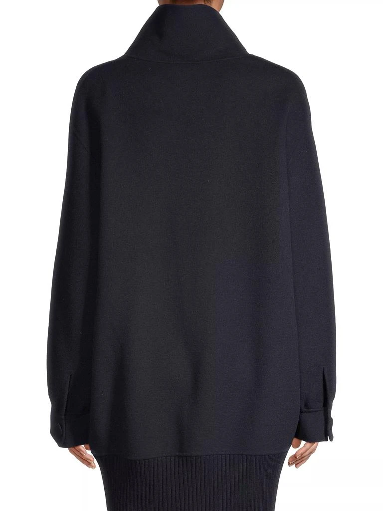 Weekend Max Mara Rete Wool-Blend Cocoon Coat 5