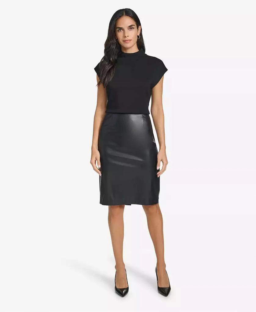 Shop Women's Faux-Leather Pencil Skirt on Sale at BeyondStyle  Get 40% Off  Women's Faux-Leather Pencil Skirt with Limited-Time Flash Deals, Exclusive  Discounts, and Special Offers. Enjoy Unbeatable Savings on Women's Faux- Leather
