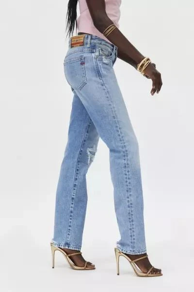 Diesel Diesel 1989 D-Mine Mid Rise Slim Straight Jean 3